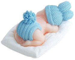 Silikonform Baby 3D