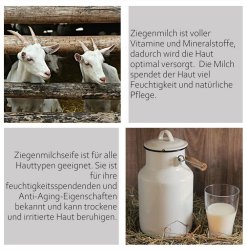 Rohseife Gie&szlig;seife Ziegenmilch 1 kg (SLS-Frei) 